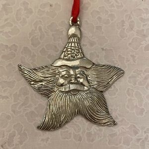Handmade Santa Star Beard Christmas Ornament Star Theme Christmas Decorations